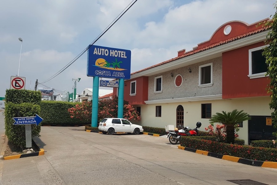 Motel Auto hotel costa azul Villahermosa Tabasco México